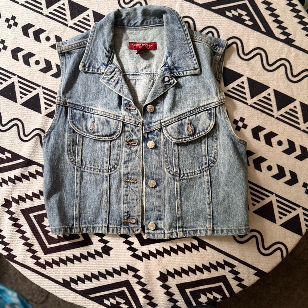 Banana Republic Denim Vest